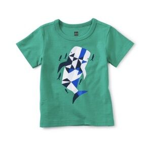 NWT Tea Collection Geometric Whale Tee